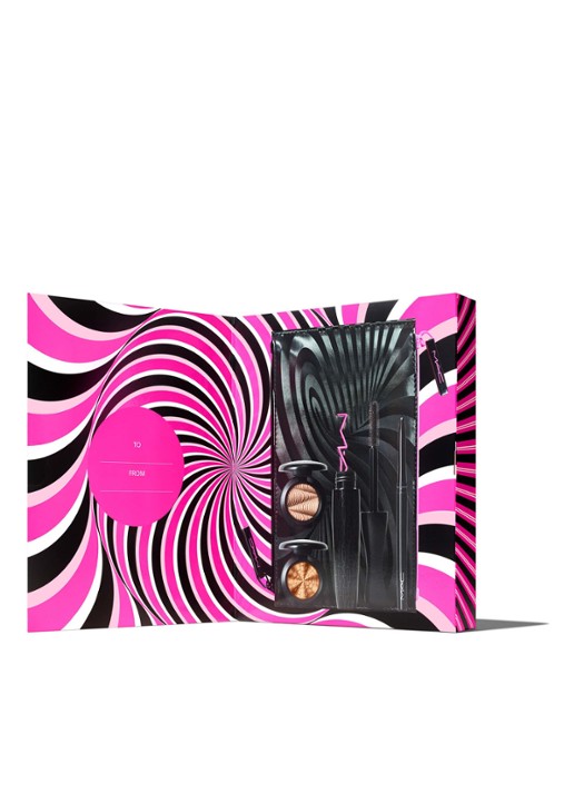 M·A·C Now You See Me Extra Dimension Eye Kit: Smoky - Limited Eition make-up set - voorkant 2 golden
