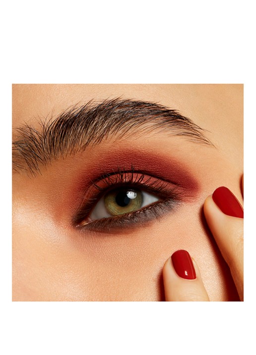 M·A·C Powder Kiss Eyeshadow - oogschaduw - voorkant 6 devoted to chili