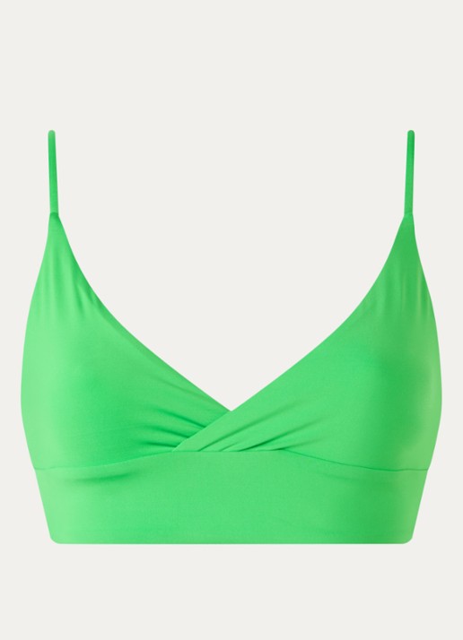 MAAJI Emerald Brocade brallete bikinitop - voorkant groen