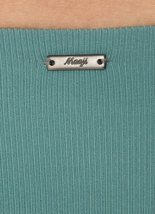 MAAJI Eucalyptus Green Sublimity reversible bikinislip - detail 2 donkergroen