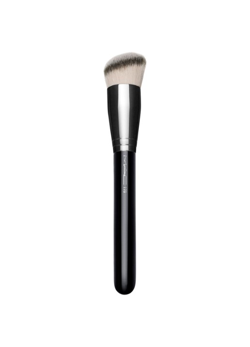 M·A·C 170 Rounded Slant Brush - blush kwast - voorkant 3 zwart