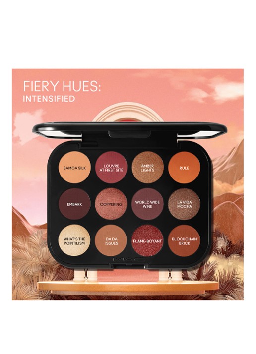 M·A·C Connect In Colour Eye Shadow Palette X12 - oogschaduw palette - detail 4 future flame