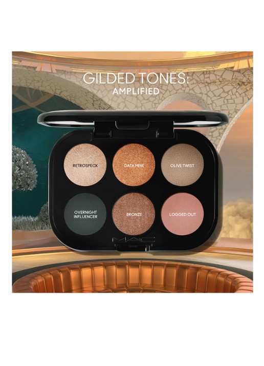 M·A·C  Connect In Colour Eye Shadow Palette X6 - oogschaduw palette - detail 3 bronze influence