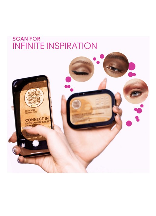 M·A·C  Connect In Colour Eye Shadow Palette X6 - oogschaduw palette - detail 5 bronze influence