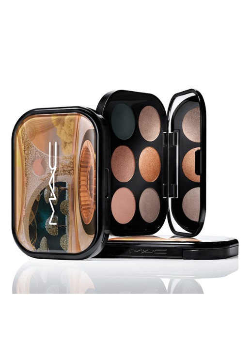 M·A·C  Connect In Colour Eye Shadow Palette X6 - oogschaduw palette - voorkant 6 bronze influence