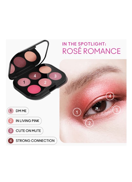 M·A·C  Connect In Colour Eye Shadow Palette X6 - oogschaduw palette - detail 5 rose lens