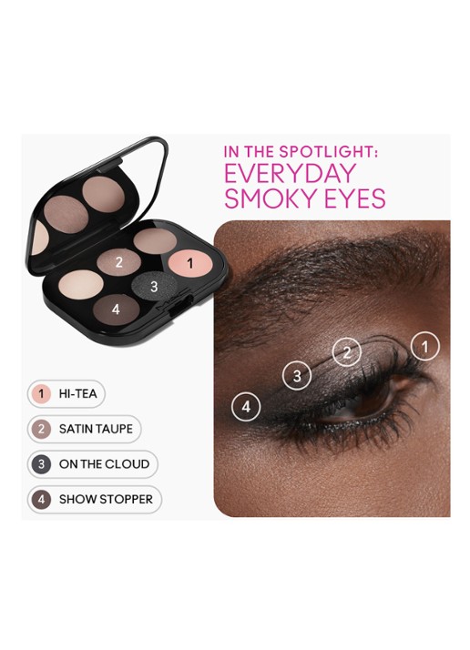 M·A·C  Connect In Colour Eye Shadow Palette X6 - oogschaduw palette - detail 3 encrypted kryptonite