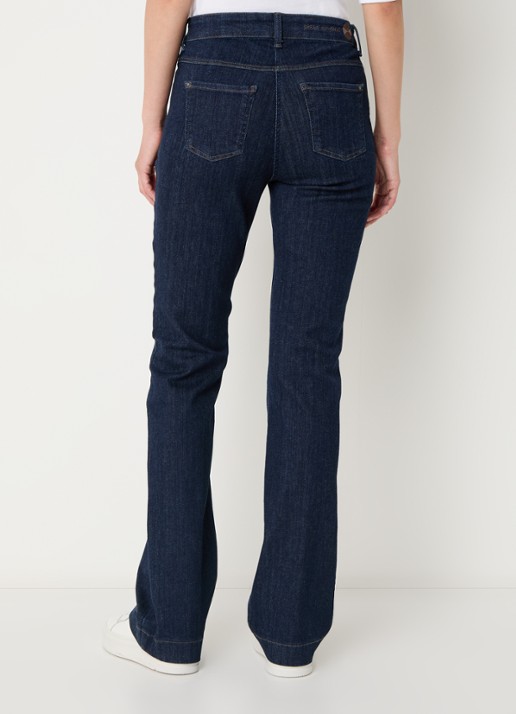MAC Jeans Dream mid waist flared jeans met stretch - achterkant 5 jeans