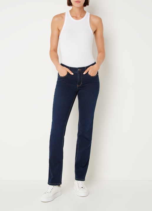 MAC Jeans Dream mid waist slim fit jeans met stretch  - voorkant 3 jeans