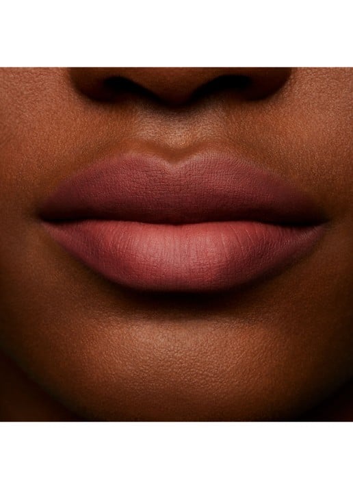 M·A·C Powder Kiss Lip + Cheek Mousse - lipstick - detail 3 over the taupe