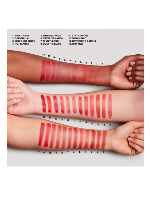 M·A·C Powder Kiss Velvet Blur Slim Stick - lipstick - detail 3 ruby new