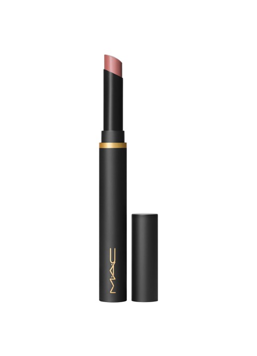 M·A·C Powder Kiss Velvet Blur Slim Stick - lipstick - voorkant 5 over the taupe