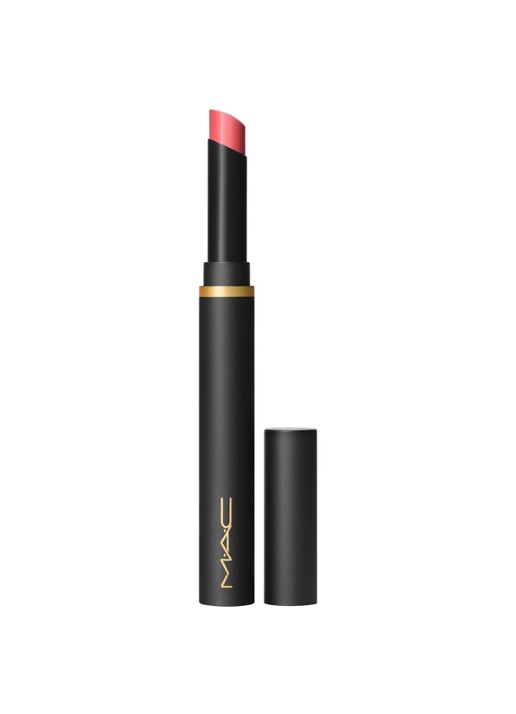 M·A·C Powder Kiss Velvet Blur Slim Stick - lipstick - voorkant 6 sheer outrage