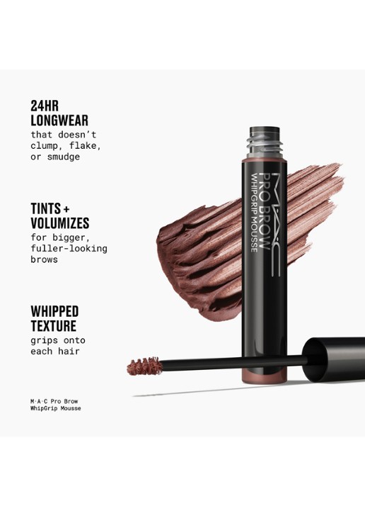 M·A·C Pro Brow Whipgrip Mousse Eyebrow Setting Gel - wenkbrauwgel  - detail 4 brunette