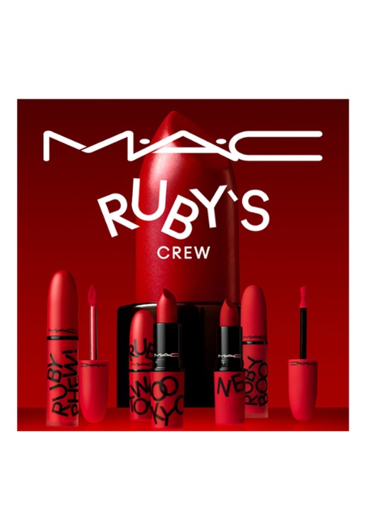 M·A·C Retro Matte Liquid Lipcolour - lipstick - voorkant 2 ruby phew!
