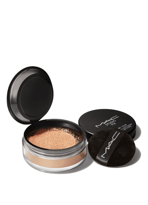 M·A·C Studio Fix Pro Set + Blur Weightless Loose Powder - losse poeder - voorkant 6 medium deep