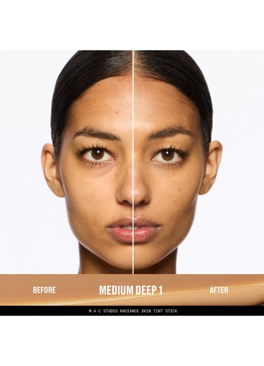 M·A·C Studio Radiance Skin Tint Stick - getinte foundation stick - detail 2 medium deep 1