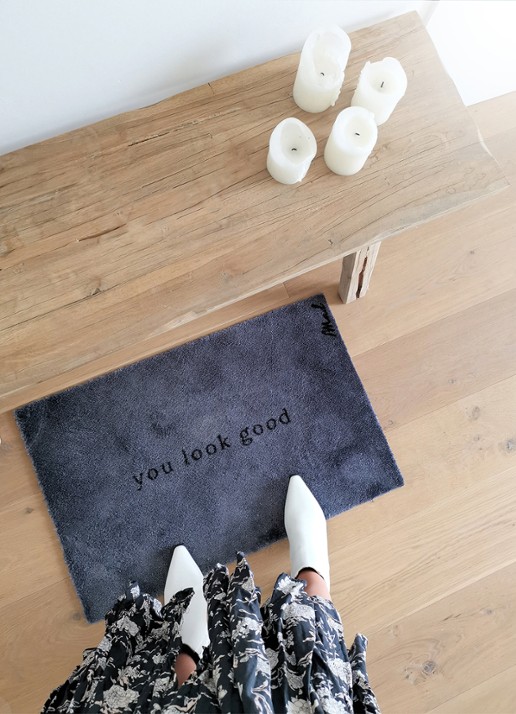 Mad About Mats Alice universele mat 50 x 75 cm - detail grijs