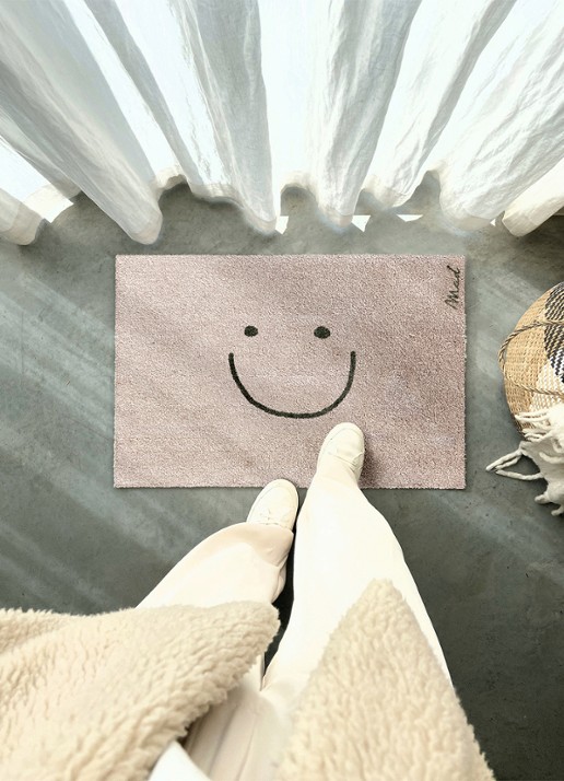 Mad About Mats Dean universele mat 50 x 75 cm - voorkant 2 beige