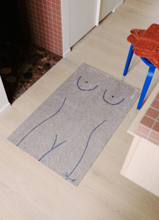 Mad About Mats Donna universele mat 67 x 110 cm - voorkant 2 beige