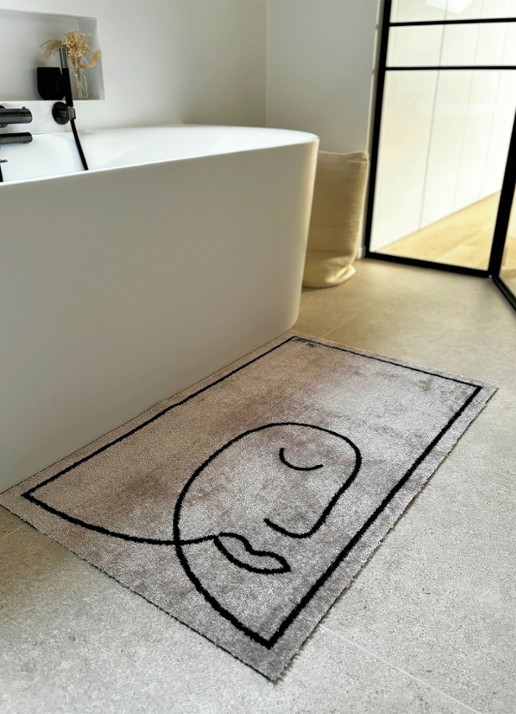Mad About Mats Odet universele mat 67 x 110 cm - voorkant 2 beige