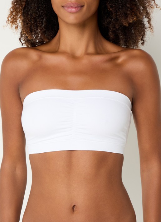 MAGIC Bodyfashion  Comfort bandeau bh met uitneembare vulling - detail 2 wit