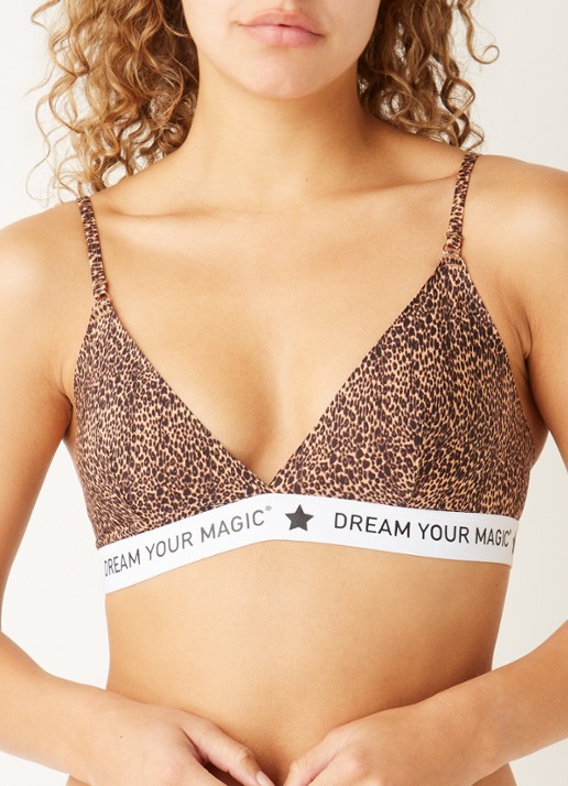 MAGIC Bodyfashion Dream bralette met logoband - detail 4 bruin