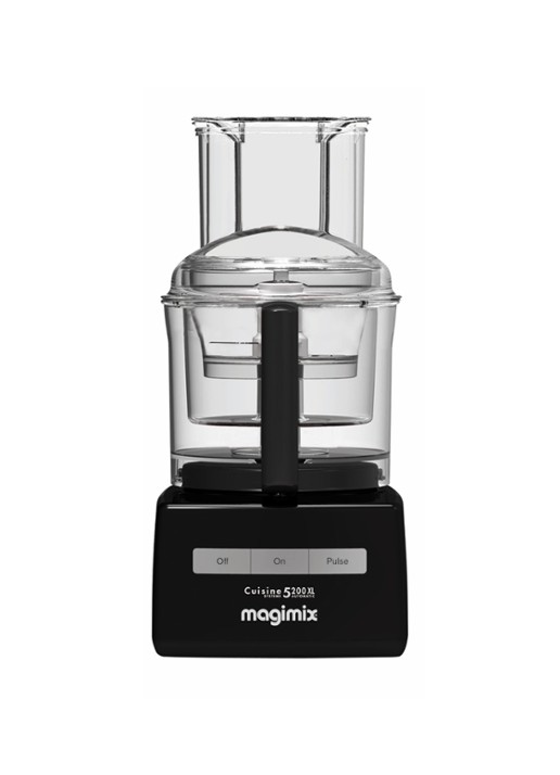Magimix 5200 XL Premium keukenmachine 3,6 liter - voorkant 3 zwart