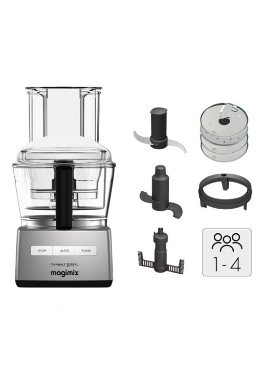 Magimix Compact 3200 XL foodprocessor 2,6 liter - detail 3 zilver