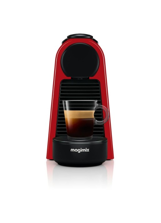 Magimix Essenza Mini Nespresso machine 11366 - achterkant steenrood