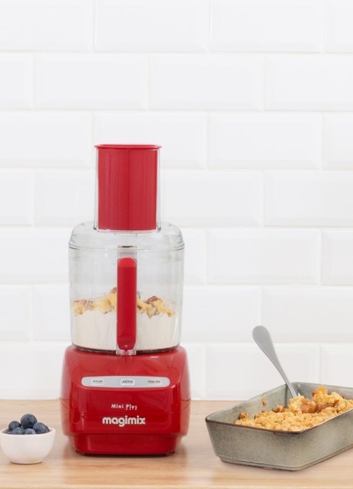 Magimix Mini Plus foodprocessor 1,7 liter - detail 3 steenrood