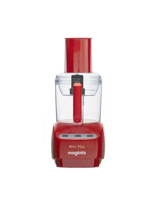 Magimix Mini Plus foodprocessor 1,7 liter - voorkant 4 steenrood