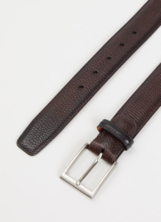 Magnanni 1078 Rugo riem van leer - detail 2 bruin