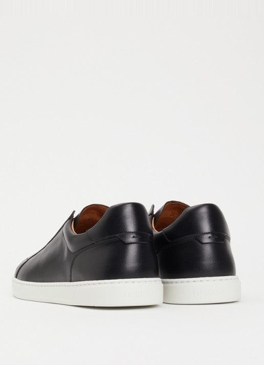 Magnanni Canelo Slip sneaker van kalfsleer - achterkant 6 zwart
