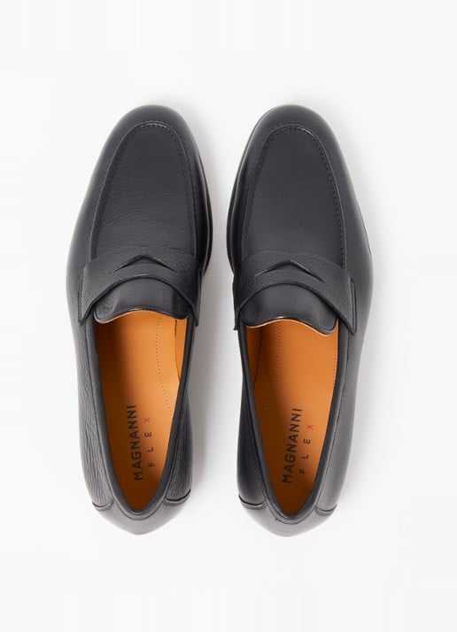 Magnanni Diezma II loafer van kalfsleer - detail 3 zwart