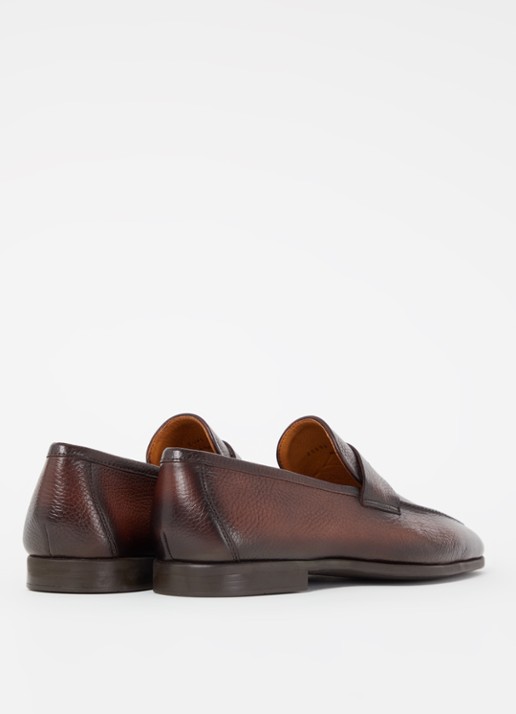 Magnanni Diezma II loafer van kalfsleer - detail 2 bruin