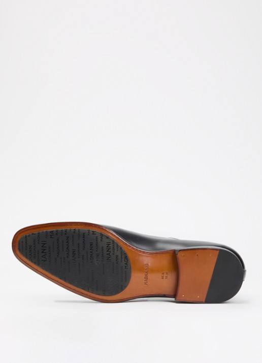 Magnanni Fleur II veterschoen van kalfsleer - detail 5 zwart