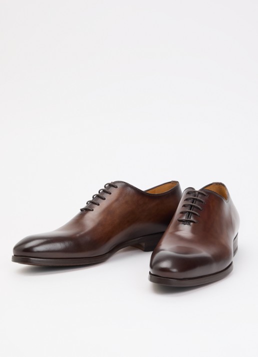 Magnanni Fleur II veterschoen van leer - detail 3 donkerbruin