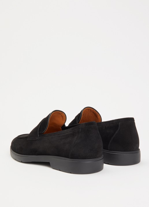 Magnanni Loafer van suède - achterkant 2 zwart