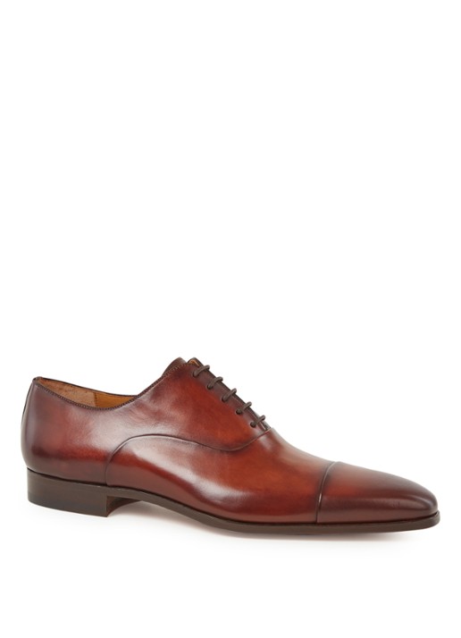 Magnanni Veterschoen van leer - voorkant cognac