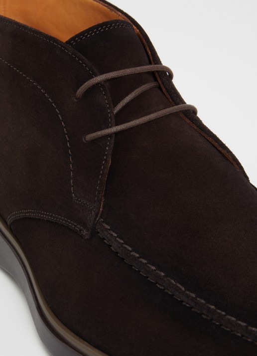 Magnanni Veterschoen van suède - detail 5 donkerbruin