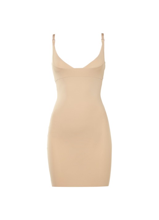 Maidenform Flexees corrigerende onderjurk - voorkant beige