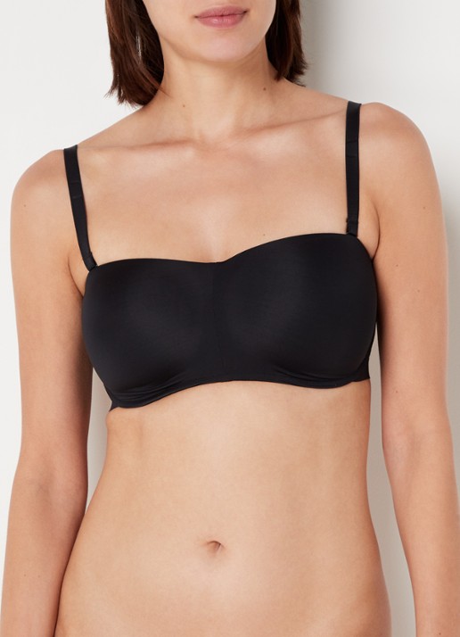 Maidenform Pure Comfort Multiway voorgevormde strapless bh - detail 2 zwart