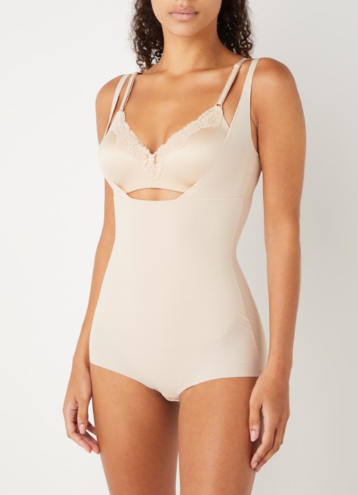 Maidenform Sleek Smoothers corrigerende body - detail 4 beige
