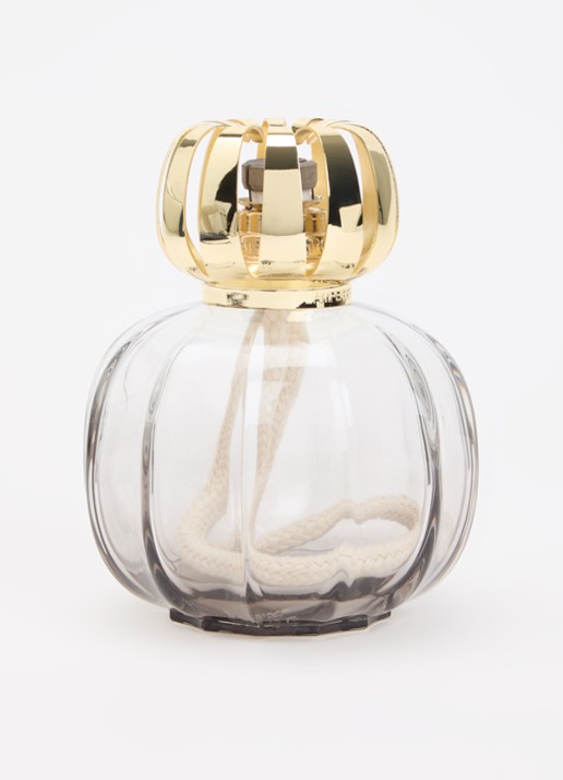 Maison Berger Lampe Berger Corali Grise cadeauset met Velours d'Orient navulling 250 ml  - detail grijs