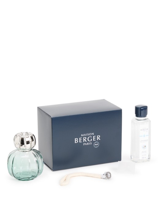 Maison Berger Lampe Berger Corali Verte cadeauset met Aqua Céleste navulling 250 ml