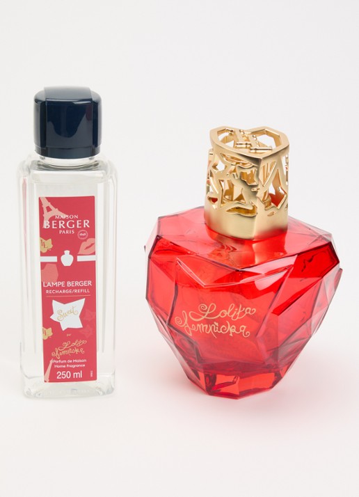Maison Berger Lolita Lempicka Sweet Lampe Berger met navulling in giftset - detail 2 rood