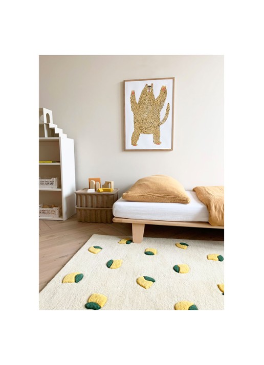 Maison Deux Lemons S vloerkleed 80 x 120 cm - voorkant 2 creme