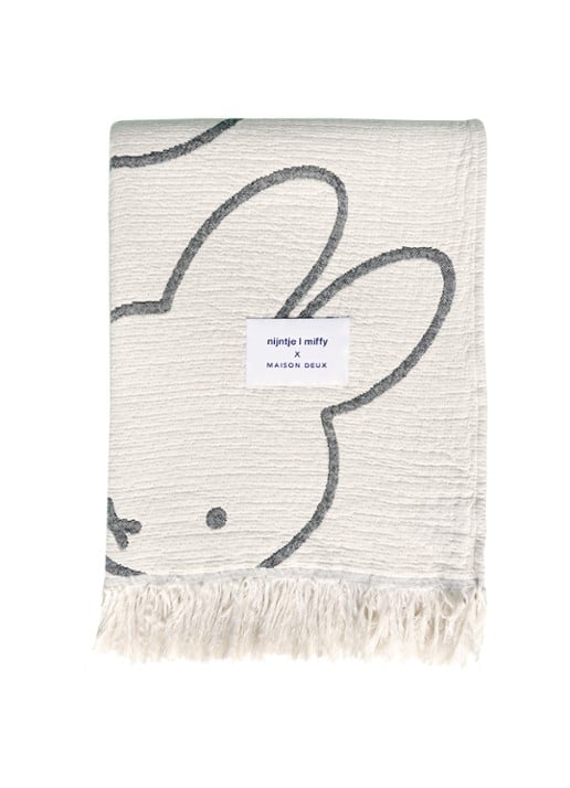 Maison Deux Miffy plaid 130 x 200 cm
