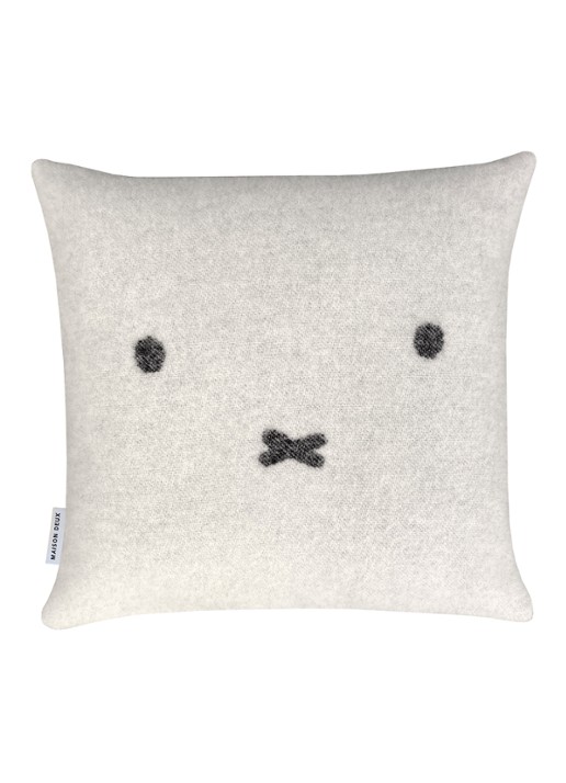 Maison Deux Miffy sierkussenhoes 50 x 50 cm - voorkant 2 creme